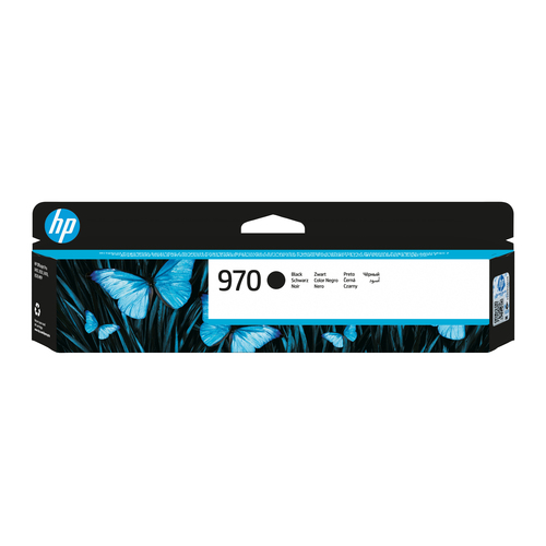 HP 970 Black Original Ink Cartridge, original, schwarz HP 970 Black Original Ink Cartridge, original, schwarz