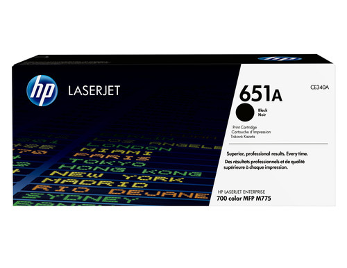 HP 651A Black Original LaserJet Toner Cartridge, original, schwarz, Toner HP 651A Black Original LaserJet Toner Cartridge, original, schwarz, Toner