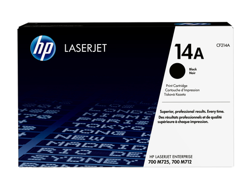 HP 14A Black Original LaserJet Toner Cartridge, original, schwarz, Toner HP 14A Black Original LaserJet Toner Cartridge, original, schwarz, Toner