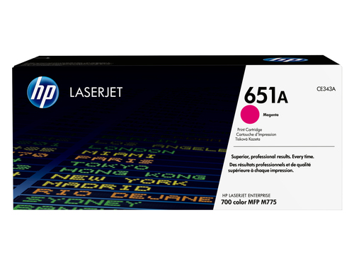 HP 651A Magenta Original LaserJet Toner Cartridge, original, magenta, Toner HP 651A Magenta Original LaserJet Toner Cartridge, original, magenta, Toner