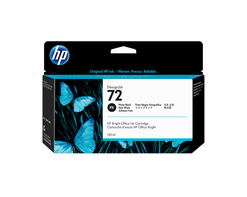 HP 72 130-ml Photo Black DesignJet Ink Cartridge HP 72 130-ml Photo Black DesignJet Ink Cartridge