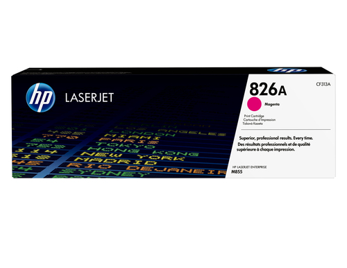 HP 826A Magenta Original LaserJet Toner Cartridge, original, magenta, Toner HP 826A Magenta Original LaserJet Toner Cartridge, original, magenta, Toner
