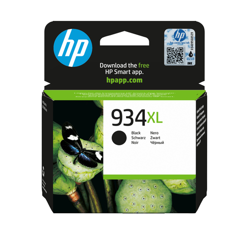 HP 934XL High Yield Black Original Ink Cartridge, original, schwarz HP 934XL High Yield Black Original Ink Cartridge, original, schwarz