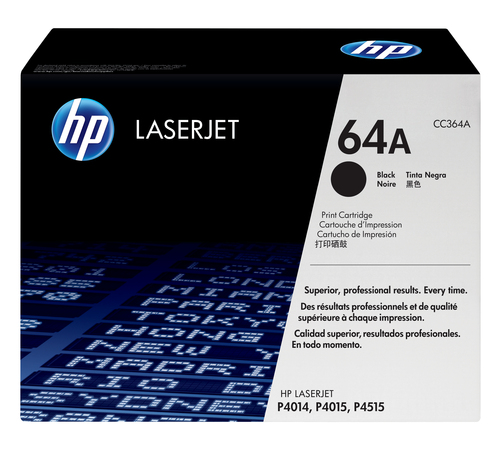 HP 64A Black Original LaserJet Toner Cartridge, original, schwarz, Toner HP 64A Black Original LaserJet Toner Cartridge, original, schwarz, Toner