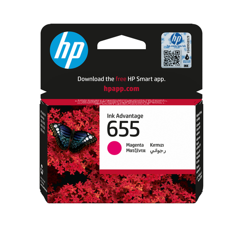 HP 655 Magenta Original Ink Advantage Cartridge, original, magenta HP 655 Magenta Original Ink Advantage Cartridge, original, magenta