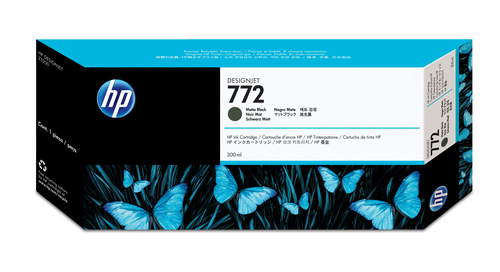HP 772 300-ml Matte Black DesignJet Ink Cartridge HP 772 300-ml Matte Black DesignJet Ink Cartridge