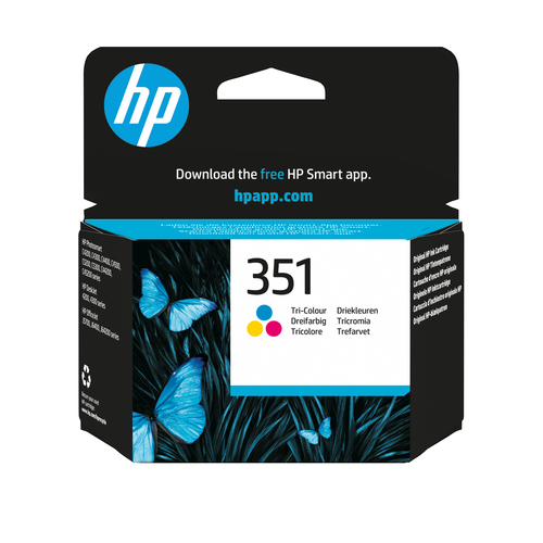 HP 351 Tri-color Original Ink Cartridge, cyan, magenta, gelb HP 351 Tri-color Original Ink Cartridge, cyan, magenta, gelb