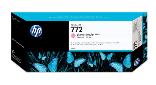 HP 772 300-ml Light Magenta DesignJet Ink Cartridge HP 772 300-ml Light Magenta DesignJet Ink Cartridge