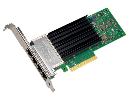Intel X710-T4L&comma; Ethernet&comma; 10000 Mbit&sol;s&comma; schwarz&comma; gr&uuml;n&comma; grau