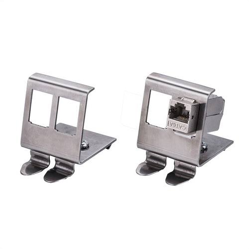 ROLINE 21&period;13&period;1308 Kabeladapter 2x Keystones Silber