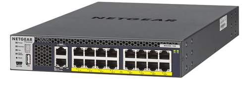 NETGEAR M4300-16X L3 Managed Switch&comma; 16x RJ-45&comma; Backplane&colon; 320 Gbit&sol;s&comma; PoE