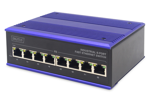 ASSMANN Electronic DN-650106, 8x RJ-45, Backplane: 1,6 Gbit/s ASSMANN Electronic DN-650106, 8x RJ-45, Backplane: 1,6 Gbit/s