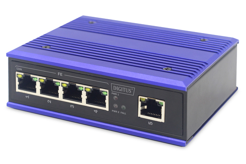 Digitus DN-650105 L2 Unmanaged Switch&comma; 4x RJ-45&comma; Backplane&colon; 1 Gbit&sol;s