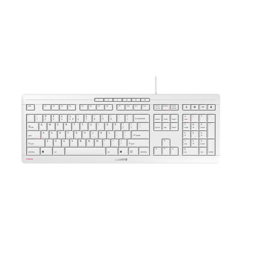 Contour Design STREAM wei&szlig; Tastatur&comma; Layout&colon; US Englisch&comma; mechanisch