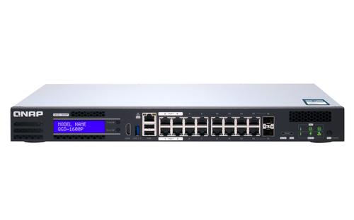 QNAP QGD-1600P Managed Switch, 14x RJ-45, Backplane: 32 Gbit/s, PoE QNAP QGD-1600P Managed Switch, 14x RJ-45, Backplane: 32 Gbit/s, PoE