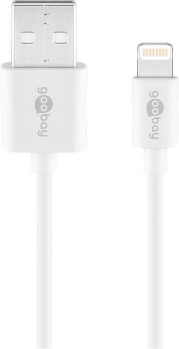 0,5m Apple Lightning auf USB, USB Sync- & Ladekabel weiss 