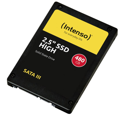 480 GB SSD Intenso High Performance 2&period;5"&comma; lesen&colon; 520 MB&sol;s&comma; schreiben&colon; 480 MB&sol;s