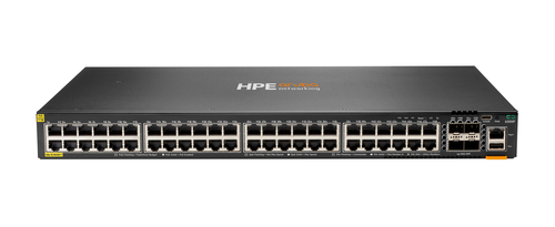 HPE Aruba Networking CX 6300F 48-port 1GbE Class 4 PoE and 4-port SFP56 Switch L3 Managed Switch&comma; 48x RJ-45&comma; Backplane&colon; 496 Gbit&sol;s&comma; PoE