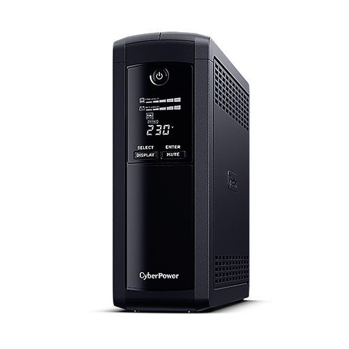 CyberPower VP1200ELCD Tower 1,2 kVA, Line-Interaktiv, 720 W, USV CyberPower VP1200ELCD Tower 1,2 kVA, Line-Interaktiv, 720 W, USV