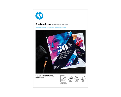 HP Professional Multi-use Glossy FSC Papers 180 gsm-150 sht&sol;A4&sol;210 x 297 mm