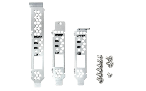 QNAP BRKT-QM2-10G1T Montage-Kit Grau QNAP BRKT-QM2-10G1T Montage-Kit Grau