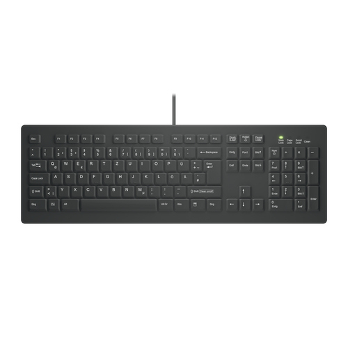 Contour Design AK-C8100 schwarz Tastatur&comma; Layout&colon; DE&comma; Scherenschalter
