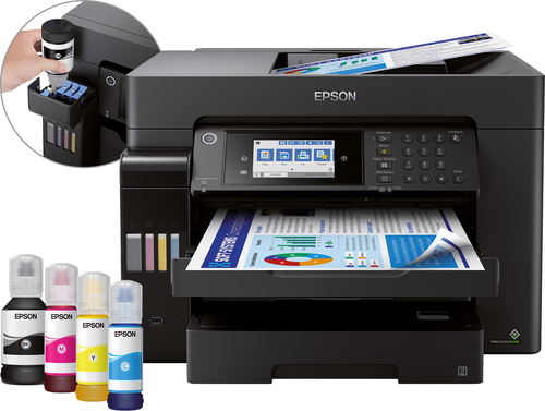 Epson ET-16650&comma; Tintenstrahl&comma; bis A3&comma; 4800 x 1200 DPI&comma; 32 Seiten pro Minute&comma; WLAN&comma; schwarz