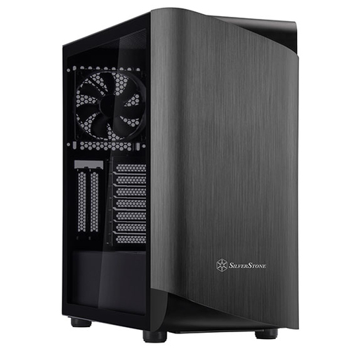 Silverstone SETA A1 Midi Tower Schwarz&comma; Titan