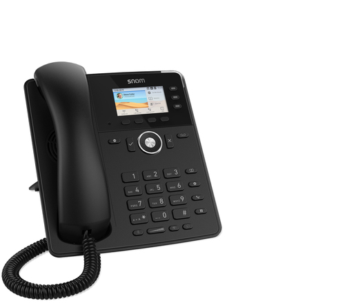 Snom Tischtelefon D717 IP-Telefon Schwarz