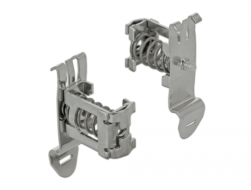 DeLOCK Schirmklemme f&uuml;r Hutschiene - Kabeldurchmesser 3 - 8 mm