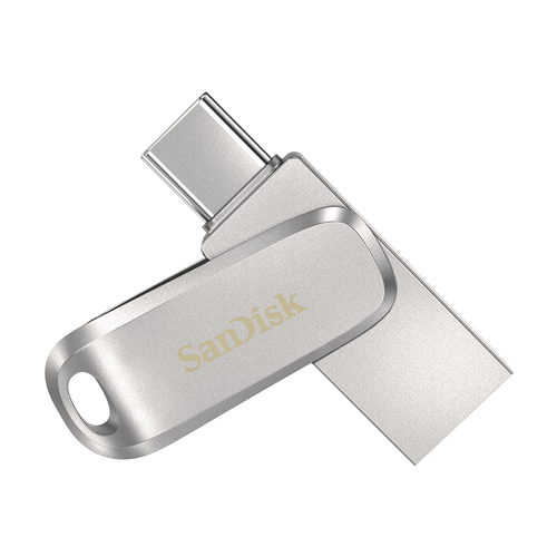 64 GB SanDisk Ultra Dual Drive Luxe USB-Stick, USB-A 3.0, USB-C 3.0, lesen: 150MB/s 64 GB SanDisk Ultra Dual Drive Luxe USB-Stick, USB-A 3.0, USB-C 3.0, lesen: 150MB/s
