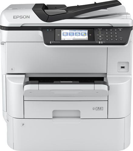 Epson WF-C878RDTWFC&comma; Tintenstrahl&comma; bis A3&comma; 4800 x 1200 DPI&comma; 25 Seiten pro Minute&comma; WLAN&comma; wei&szlig;