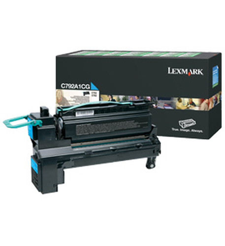Lexmark C792A1CG, original, cyan, Toner Lexmark C792A1CG, original, cyan, Toner