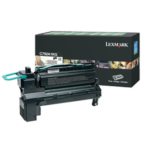 Lexmark C792A1KG, original, schwarz, Toner Lexmark C792A1KG, original, schwarz, Toner