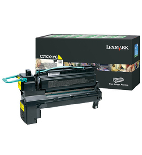 Lexmark C792X1YG, original, gelb, Toner Lexmark C792X1YG, original, gelb, Toner