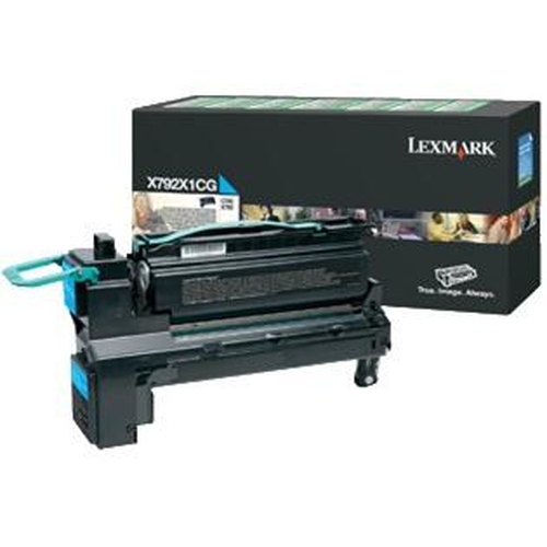 Lexmark X792X1CG, original, cyan, Toner Lexmark X792X1CG, original, cyan, Toner