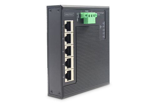 Digitus DN-651126 Unmanaged Switch&comma; 5x RJ-45&comma; Backplane&colon; 10 Gbit&sol;s