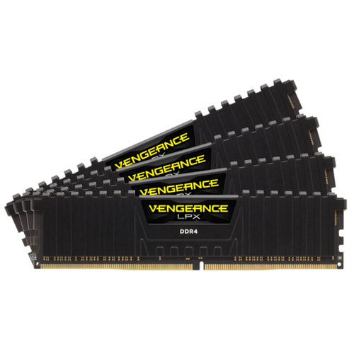 DDR4RAM 4 x 16GB&comma; Corsair Vengeance LPX CMK64GX4M4E3200C16&comma; DIMM&comma; CL16 Kit