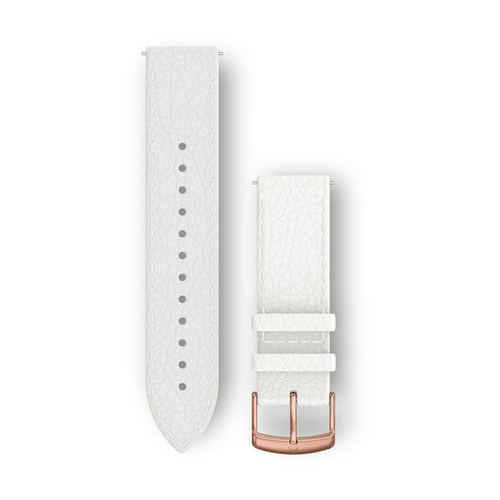 Garmin Quick Release&comma; wei&szlig;&comma; White Italian Leather&comma; Band&comma; f&uuml;r Smartwatch
