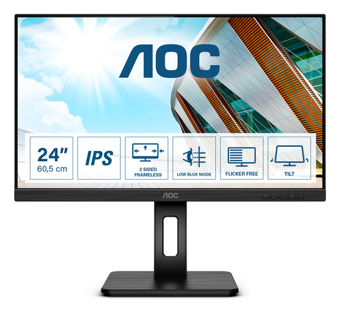 AOC P2 24P2Q LED display 60,5 cm (23.8) 1920 x 1080 Pixel Full HD Schwarz AOC P2 24P2Q LED display 60,5 cm (23.8) 1920 x 1080 Pixel Full HD Schwarz