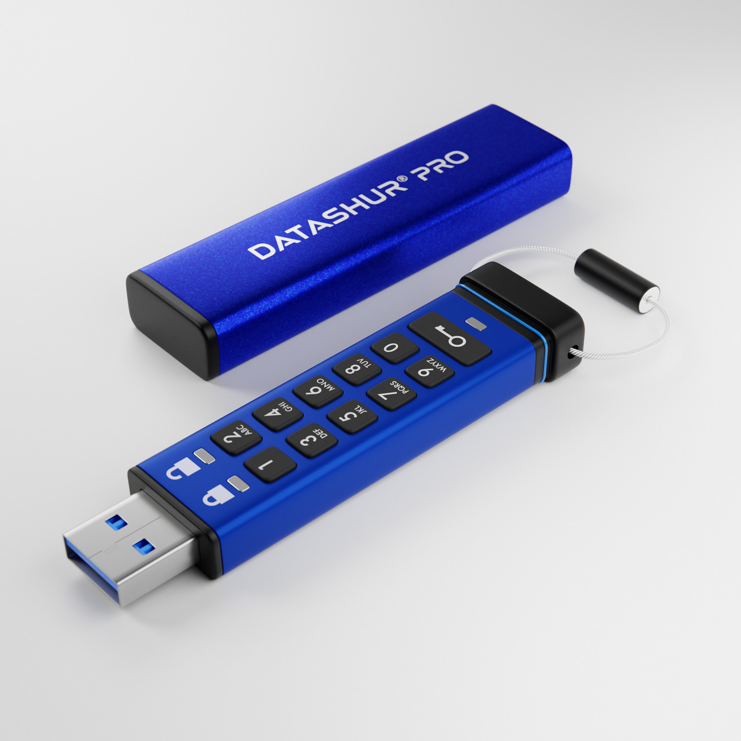 128 GB iStorage datAshur Pro USB-Stick&comma; USB-A 3&period;0&comma; lesen&colon; 116MB&sol;s&comma; schreiben&colon; 43MB&sol;s