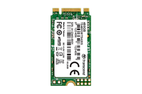 480 GB SSD Transcend 420S&comma; lesen&colon; 530 MB&sol;s&comma; schreiben&colon; 480 MB&sol;s