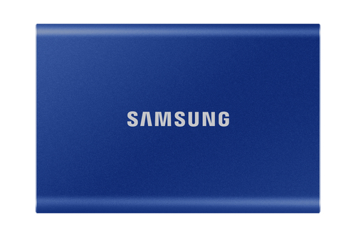 Samsung Portable SSD T7 500 GB USB Typ-C 3.2 Gen 2 (3.1 Gen 2) Blau