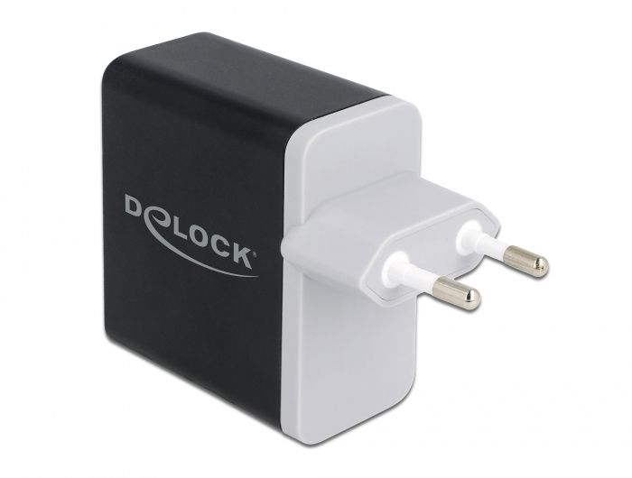 Delock USB Ladegerät 1 x USB Type-C PD 3.0 > Qualcomm Quick Charge™ 4+ mit 27 Watt