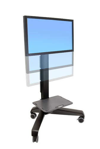 Ergotron Neo-Flex Mobile MediaCenter LD Schwarz Flachbildschirm Multimedia-Wagen