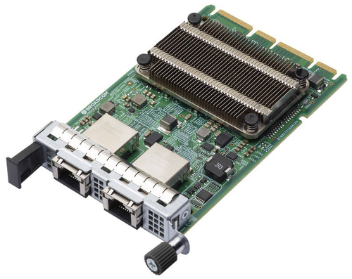 Broadcom NetXtreme N210GBT 2 x 10GBASE-T OCP 3.0, 10GBase-T, Ethernet, 10000 Mbit/s, grün Broadcom NetXtreme N210GBT 2 x 10GBASE-T OCP 3.0, 10GBase-T, Ethernet, 10000 Mbit/s, grün