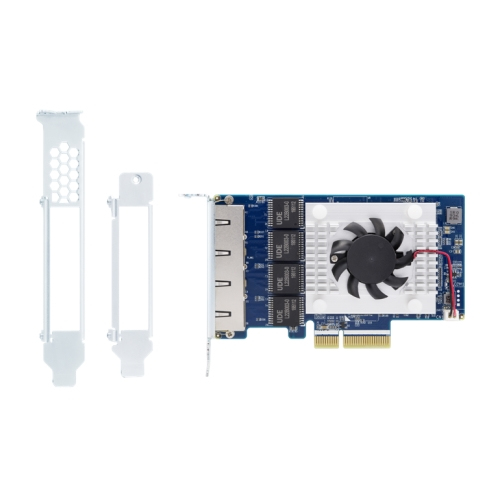 QNAP QXG-5G4T-111C, Ethernet, 5000 Mbit/s, blau QNAP QXG-5G4T-111C, Ethernet, 5000 Mbit/s, blau