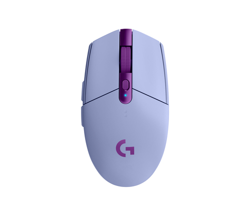 Logitech G G305 LIGHTSPEED lila Maus&comma; rechtsh&auml;nder&comma; Gaming
