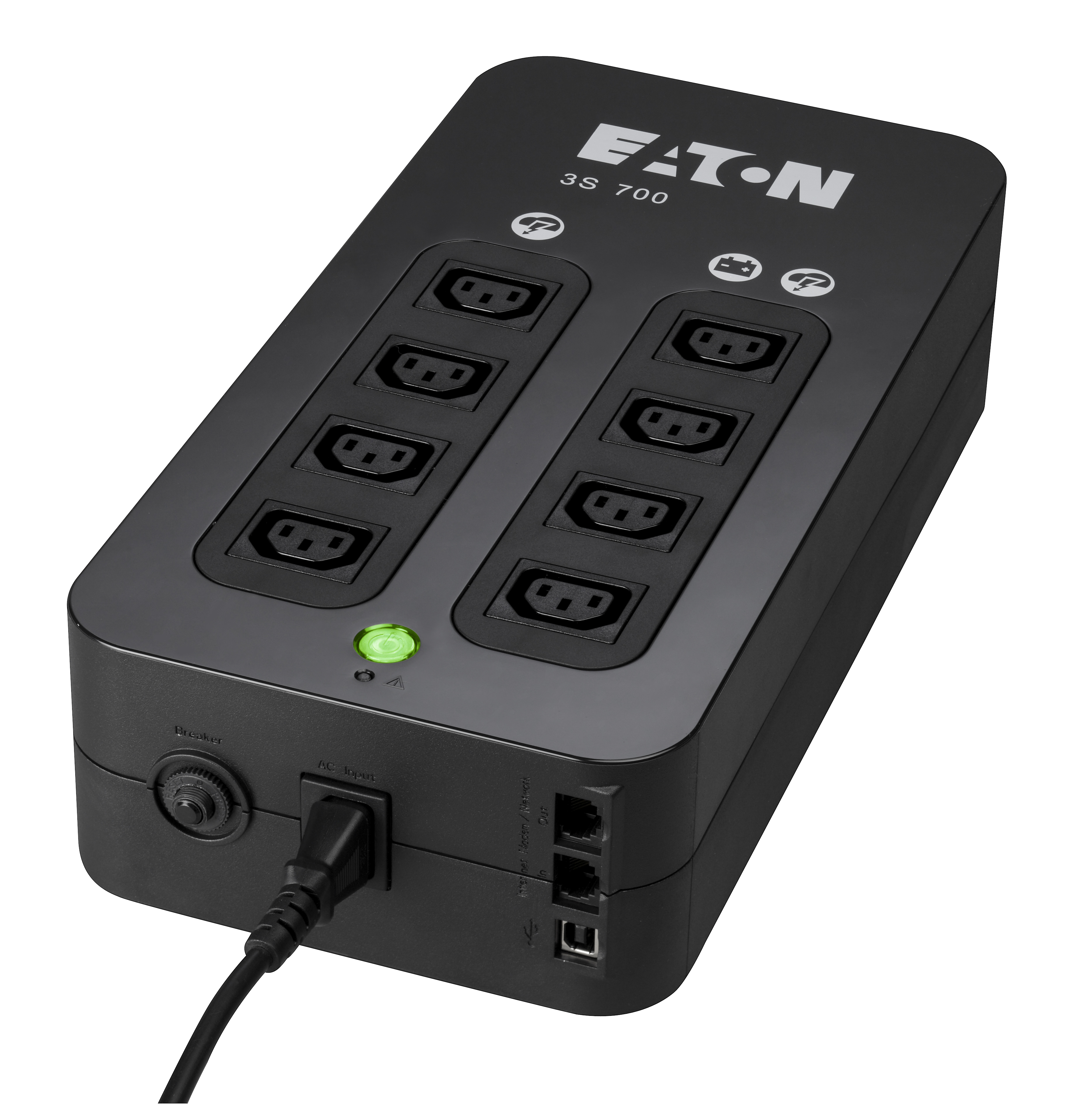 Eaton 3S 700 IEC USV-Anlage Mini Tower mit USB