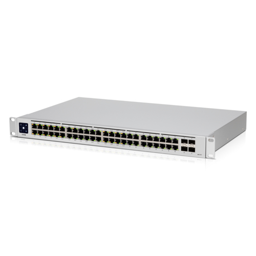Ubiquiti UniFi USW-48-POE-EU Netzwerk-Switch Managed Gigabit Ethernet (10/100/1000) Power over Ethernet (PoE) Silber